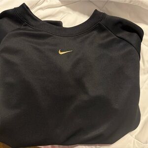 Nike Black and Gold Athletic Pants
